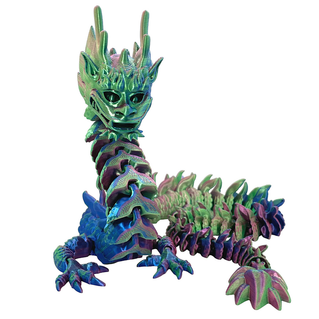 Articulated Chinese Imperial Dragon Toy