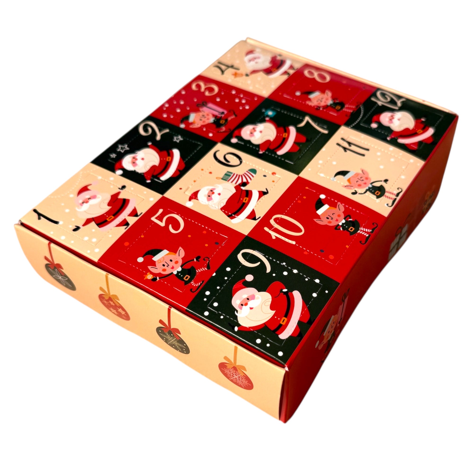 Calendario de Adviento de 12 días con Figuras en 3D