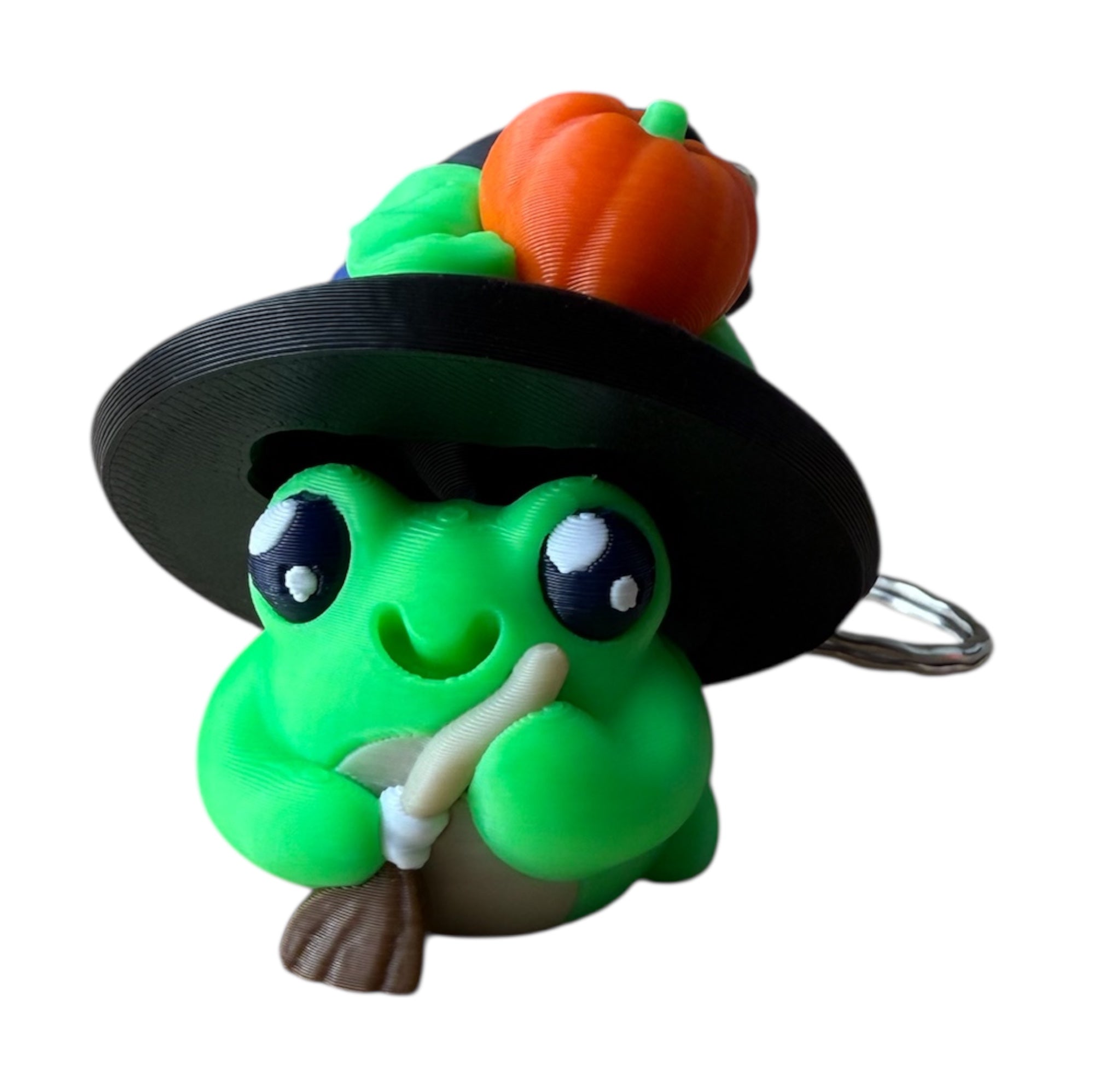 Llavero Clicker de Ranita Bruja