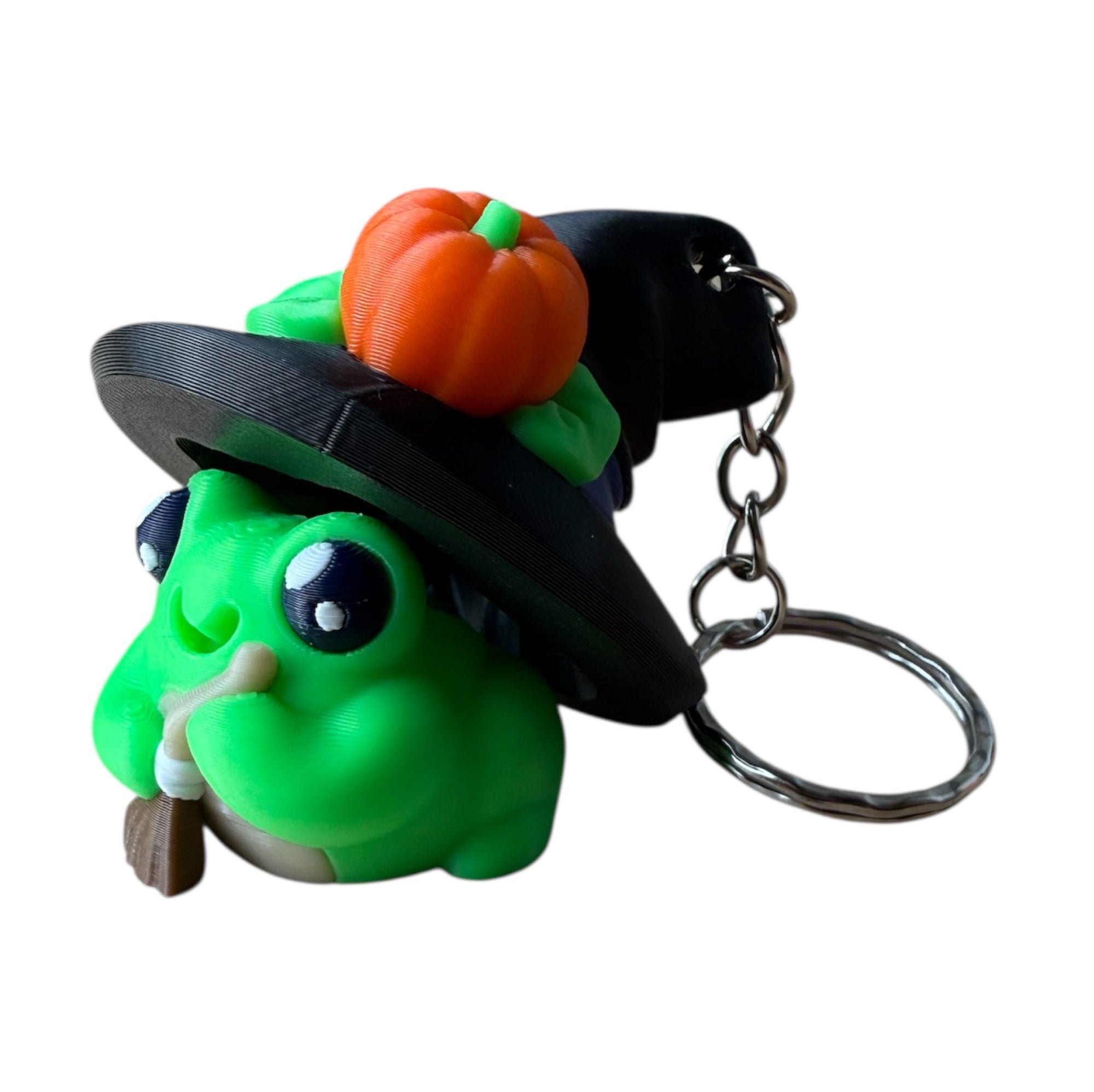 Llavero Clicker de Ranita Bruja