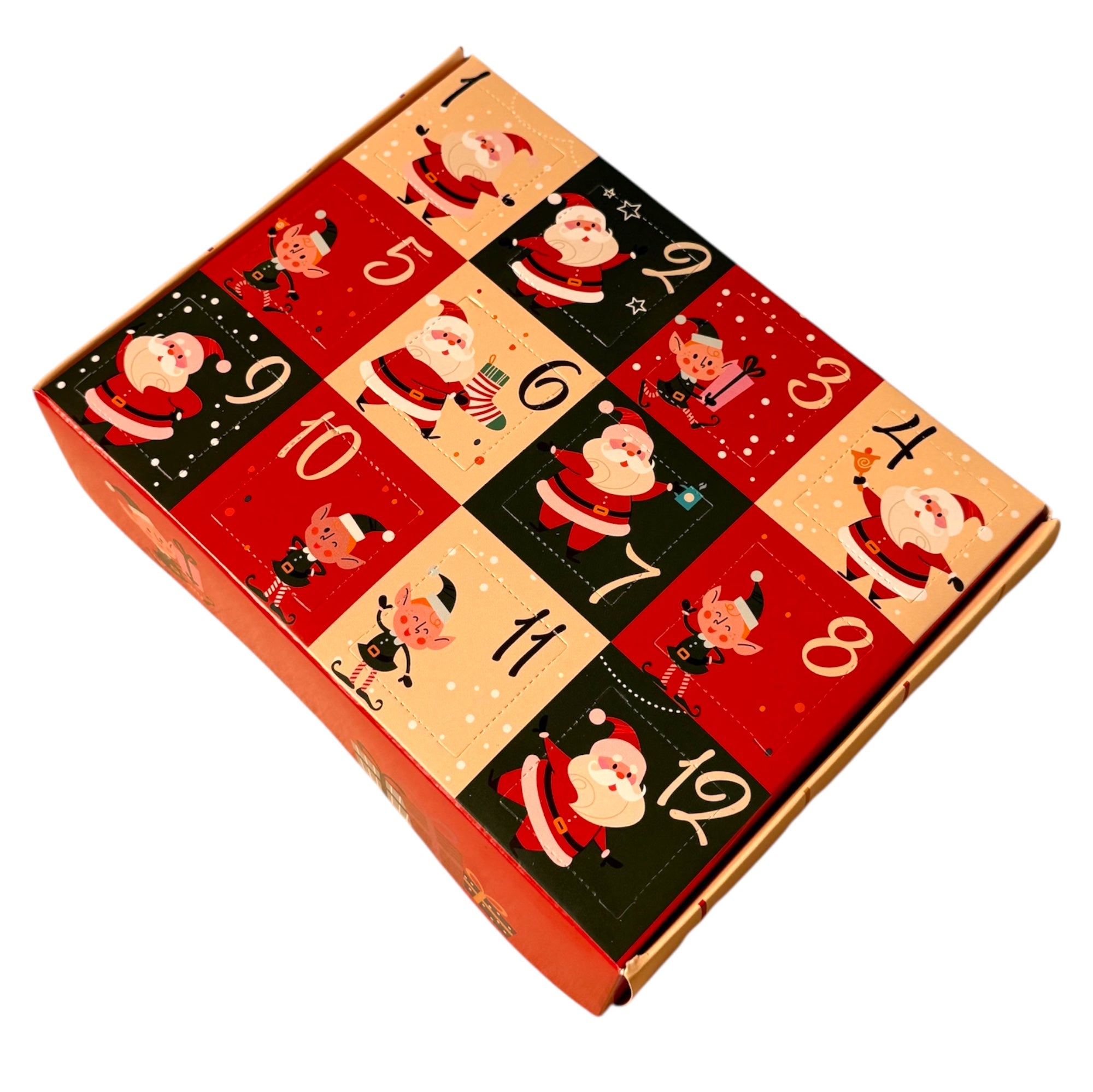 Calendario de Adviento de 12 días con Figuras en 3D