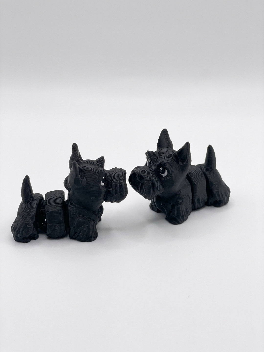 Modokin Perro Terrier Escocés, figura articulada impresa en 3D